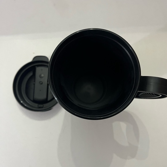 Tim Hortons 2013 Brown Swirl Travel Mug with Handle, Like New - Picture 3 of 5